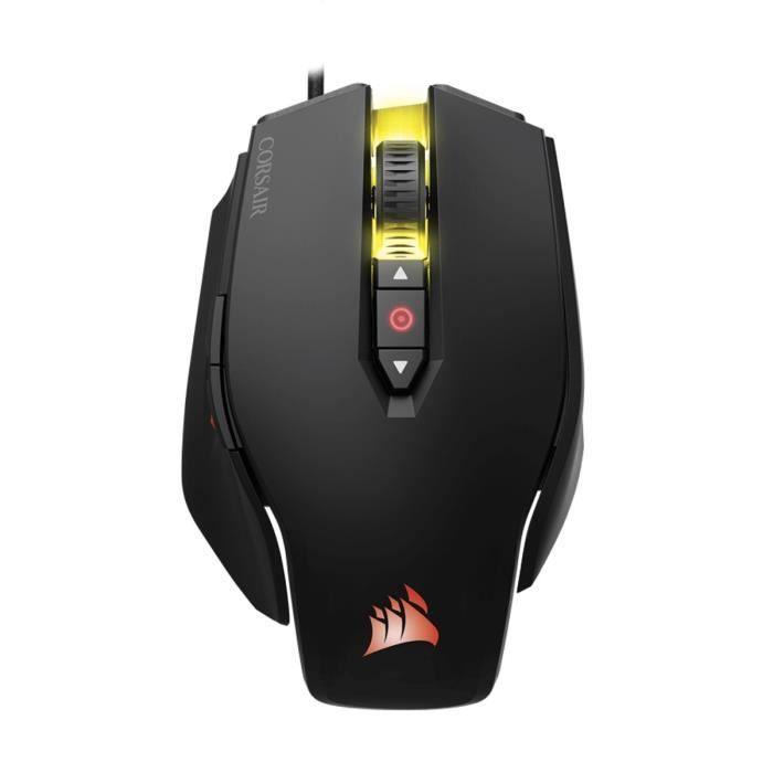 CORSAIR Souris Gamer Optique M65 PRO RGB 12000 DPI - Noir (CH-9300011-EU) - Paloma Tech