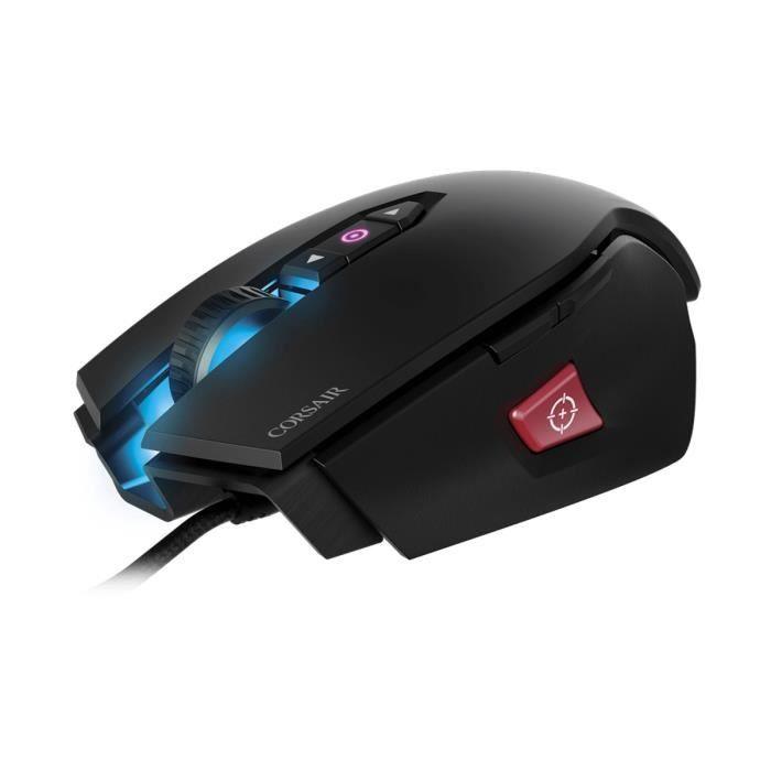 CORSAIR Souris Gamer Optique M65 PRO RGB 12000 DPI - Noir (CH-9300011-EU) - Paloma Tech