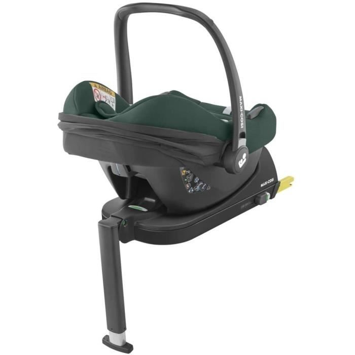 Cosi MAXI COSI Cabriofix i-Size Groupe 0 + i-Size avec Réducteur Isofix Essential Green