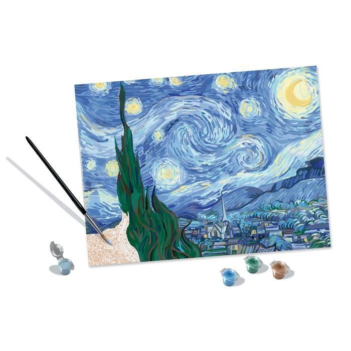 CreArt grand format 30x40 cm Van Gogh La nuit étoilée Des 14 ans 23518 Ravensburger