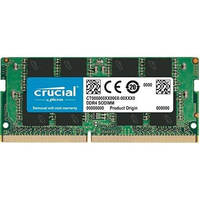 CRUCIAL SO-DIMM DDR4 8 Go 3200 MHz CL22 - Paloma Tech