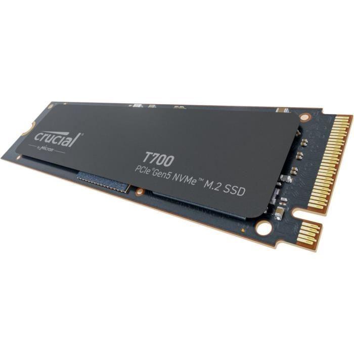 Crucial T700 - SSD Interne - 1 To - PCI Express 5.0 (NVMe) - Sans dissipateur - Paloma Tech