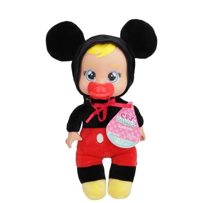 Cry Babies Tiny Cuddles Disney Mickey - IMC Toys - 917903 - Poupons a fonctions