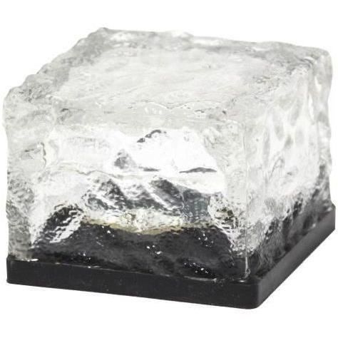 Cube de glace solaire GALIX G4470 - 1 LED - H7cm - Paloma Tech