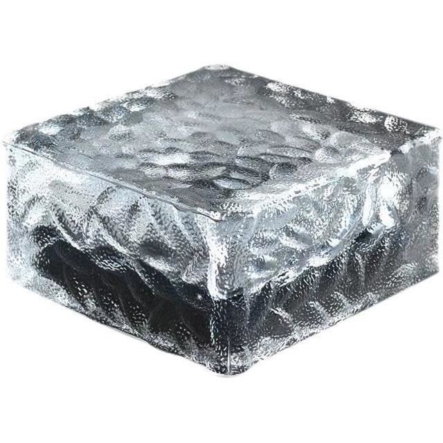 Cube de glace solaire GALIX G4475 - 4 LED - H10cm - Paloma Tech