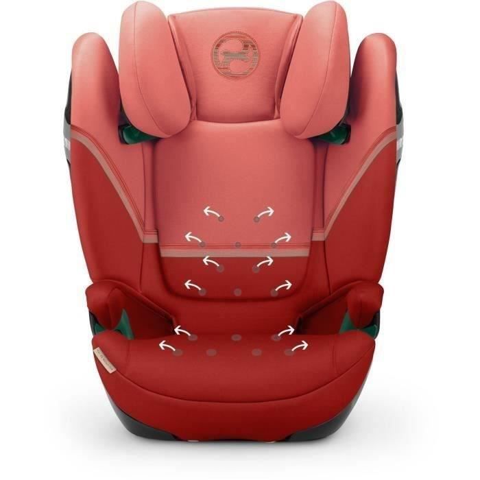 CYBEX - Siege auto évolutif Gr 2/3 Isofix - Solution S2 i-Fix - Hibiscus Red