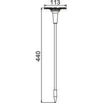 Decoration lumineuse solaire GALIX G4460 - Forme Tournesol - H44cm - Paloma Tech