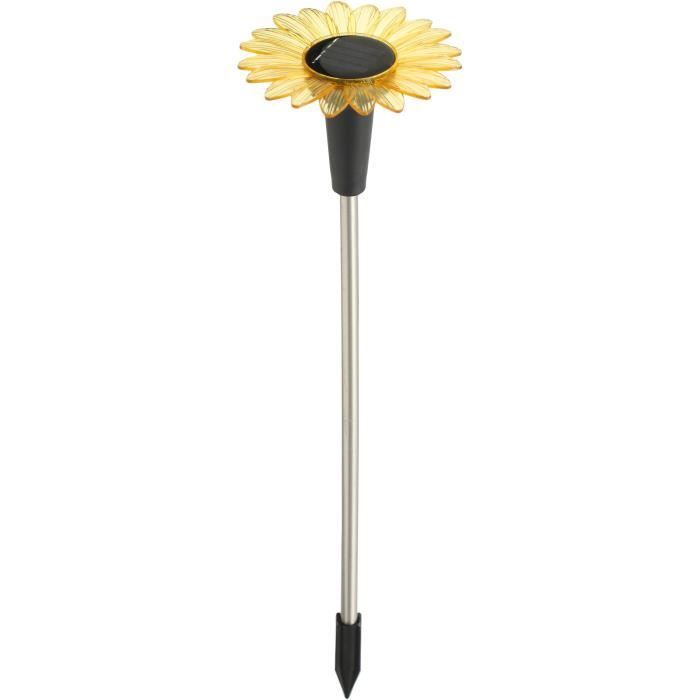 Decoration lumineuse solaire GALIX G4460 - Forme Tournesol - H44cm - Paloma Tech