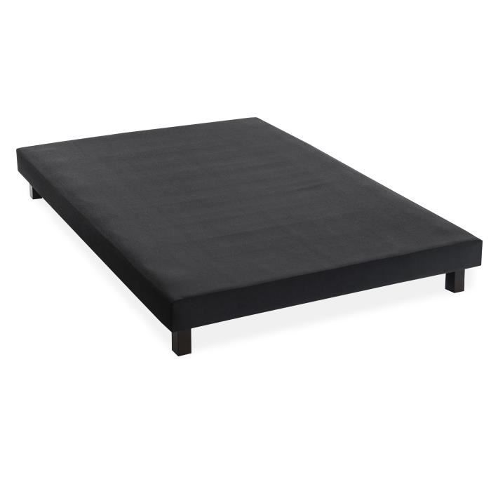 DEKO DREAM Ensemble matelas + sommier bois massif 160 x 200 - 700 ressorts ensachés - Medium - HOTEL SANIPUR