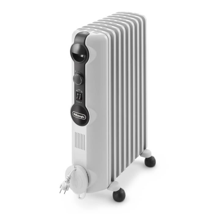 DELONGHI TRRS0920 2000 watts Radiateur bain d’huile - 3 niveaux de puissance - Comfortemp - Real Energy ( + 35 %