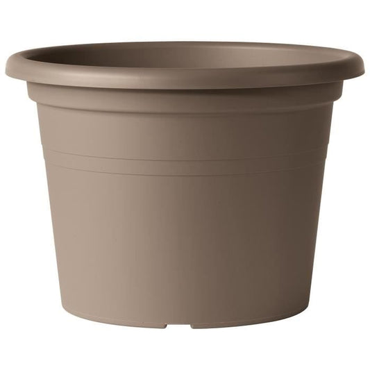 DEROMA Pot de fleurs rond Day R camel - Coloris taupe - 60cm - Paloma Tech