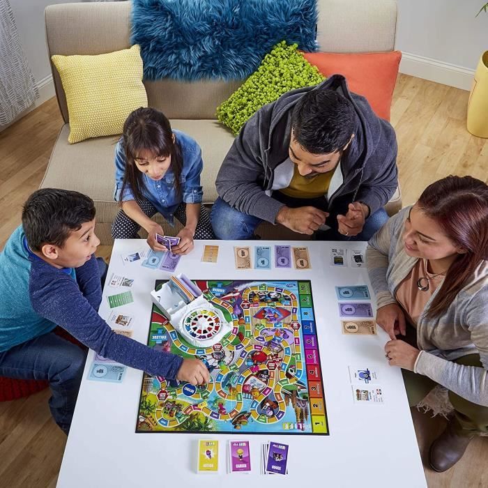 Destins Le jeu de la vie - Jeu de plateau pour la famille - 2 a 4 joueurs - pour enfants - des 8 ans - avec pions