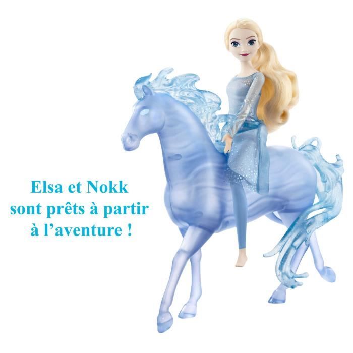 Disney-La Reine des Neiges 2-Elsa et Nokk-Coffret poupée et cheval HLW58