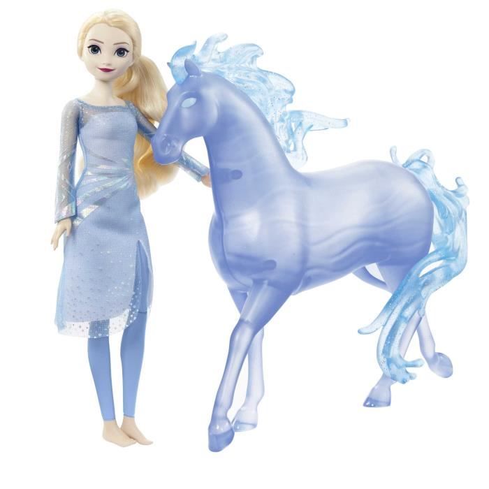 Disney-La Reine des Neiges 2-Elsa et Nokk-Coffret poupée et cheval HLW58