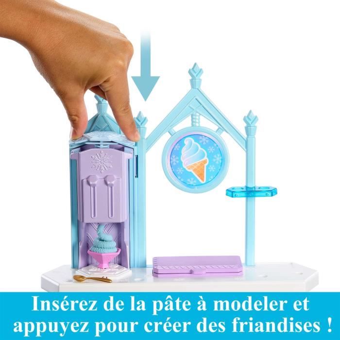 Disney-La Reine des Neiges-Elsa et Olaf Douceurs Givrées-Coffret pâte a modeler HMJ48