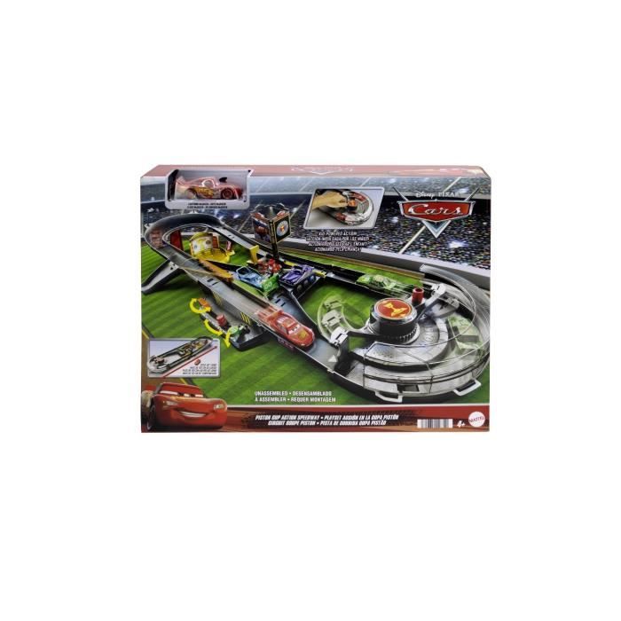 Disney · Pixar Cars-Circuit Course Piston Cup-Avec voiture 1/55 HPD81