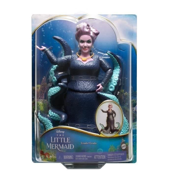 Disney-Poupée La Petite Sirene Ursula avec accessoire HLX12