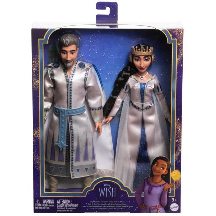 Disney-Wish-Le Roi Magnifico et La Reine Amaya du Royaume de Rosas HRC18