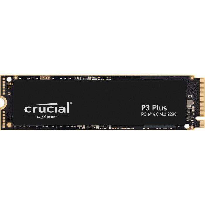 Disque dur SSD CRUCIAL P3 Plus 4 To PCIe 4.0 NVMe M.2 2280 - Paloma Tech