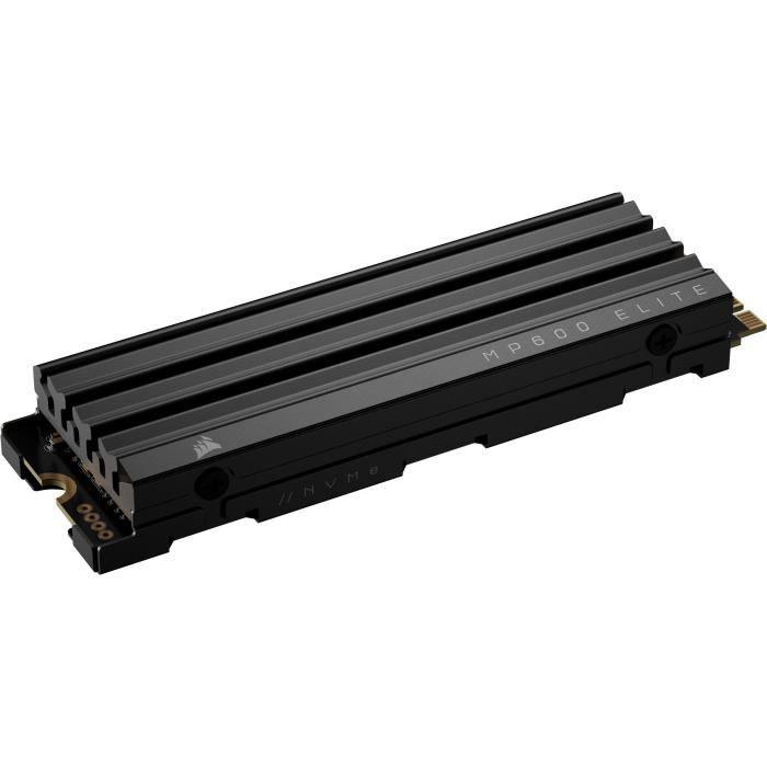 Disque SSD interne - CORSAIR - MP600 ELITE 2TB Gen4 PCIe x4 NVMe M.2 SSD - Sans dissipateur - Paloma Tech