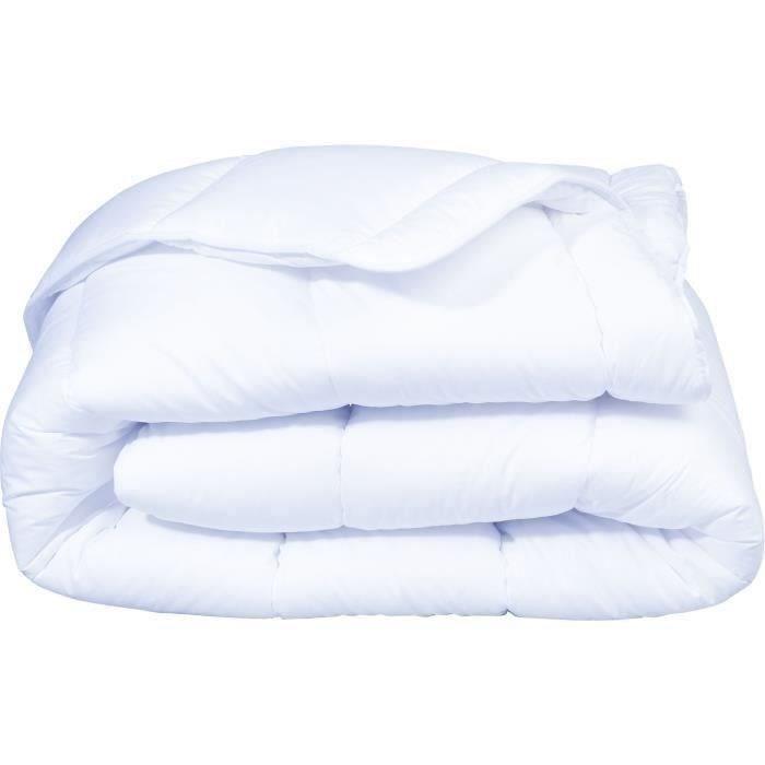 DODO Couette tempérée 300gr/m² anti-acarians VICTORIA 220x240 cm blanc - Paloma Tech