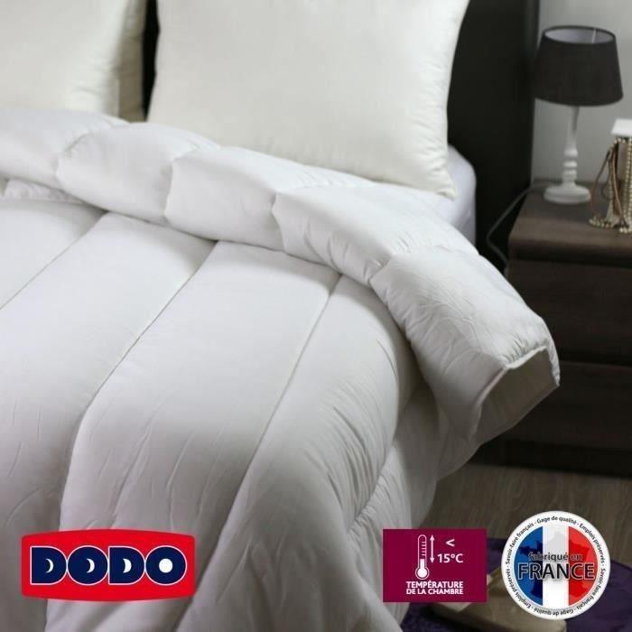 DODO Couette tres chaude SUPER ACTIWARM - 450 g / m² - 220 x 240 cm - Blanc - Paloma Tech