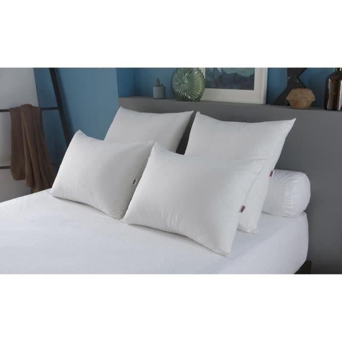 DODO Oreiller Grand luxe Quallofil Allerban - 60 x 60 cm - Blanc - Paloma Tech