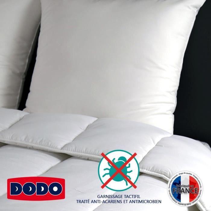 DODO Oreiller Percale Anti-Acariens PALACE - 65 x 65 cm - Paloma Tech