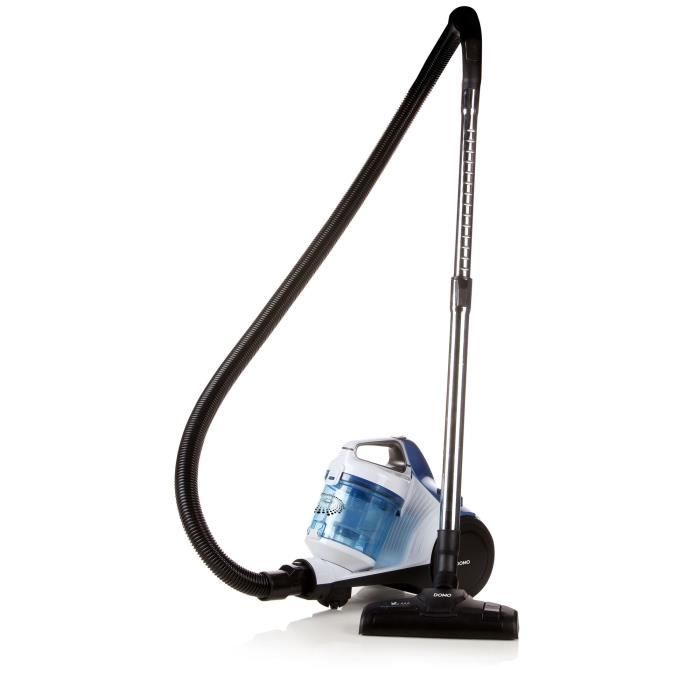 DOMO DO7286S Aspirateur sans sac - 1,5 L - 700 W - Blanc et bleu