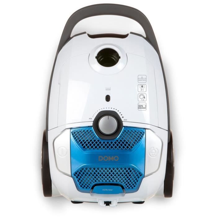 DOMO DO7291S - Aspirateur traineau 3L - 700W - 68dB - Puissance d’aspiration réglable - Brosse de sol Deep Clean