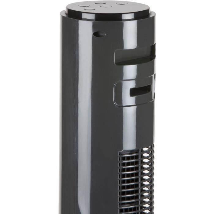 DOMO DO8124 Ventilateur colonne - 3 positions max:7,5m/sec - 3 fonctions:normal,naturel,nuit - Oscillation