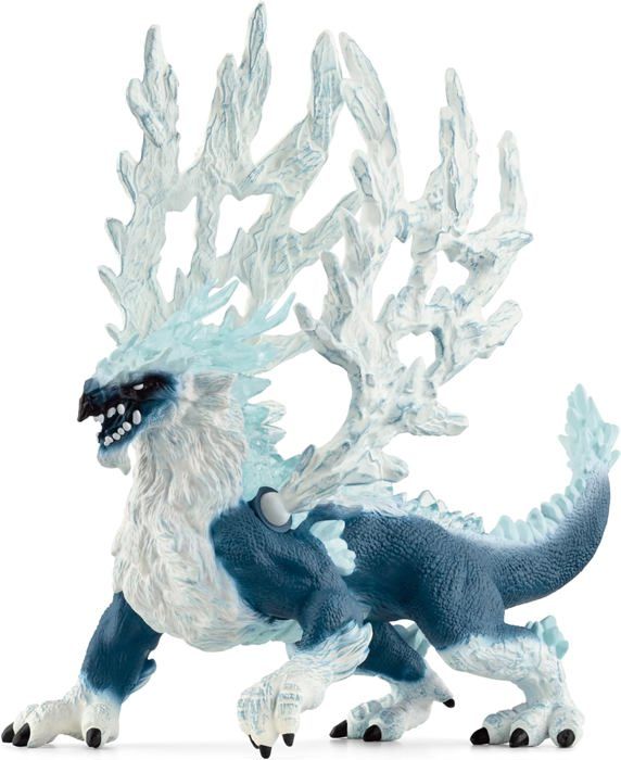 Dragon de glace Figurine fantastique pour enfants des 7 ans figurine 19 x 22 x 13 cm - schleich 70790 ELDRADOR