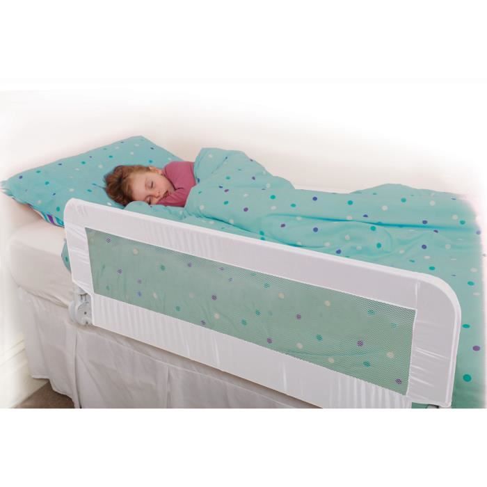 DREAMBABY Barriere de lit Extra large PHoeNIX - Pliable et portable - L 110 x L 45,5 cm - Blanche