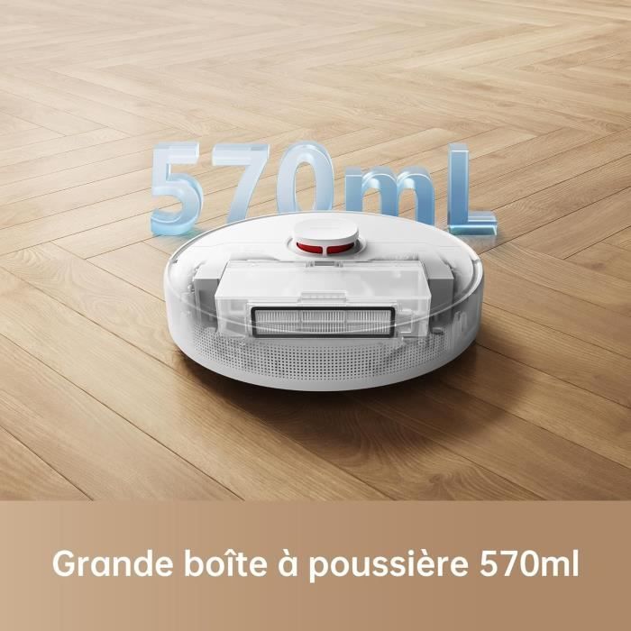 DREAME F9 Pro - Aspirateur Robot Laveur - 150 min - 2500 Pa aspiration - bac 570 ml