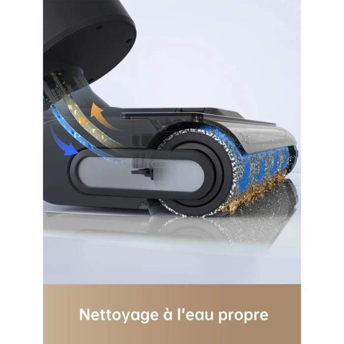 DREAME H11 CORE - Aspirateur Laveur 2 en 1 - Nettoyage de Pointe - Brosse Auto-nettoyante - Ecran LED - Sols durs