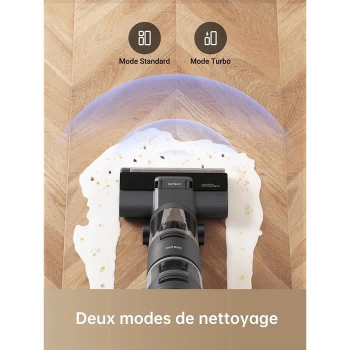 DREAME H11 CORE - Aspirateur Laveur 2 en 1 - Nettoyage de Pointe - Brosse Auto-nettoyante - Ecran LED - Sols durs