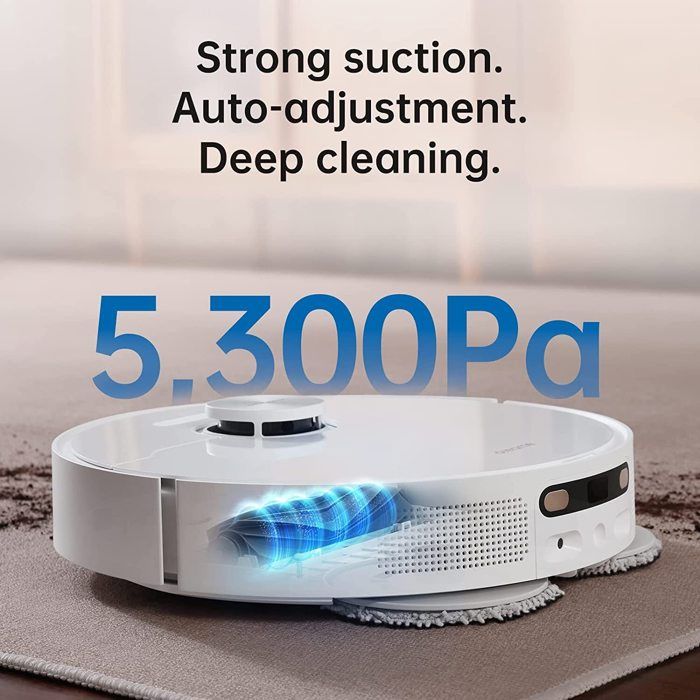 Dreame L10s Ultra - Robot Aspirateur Laveur avec Station de Vidage Auto nettoyante - 5 300 Pa - AI Détection