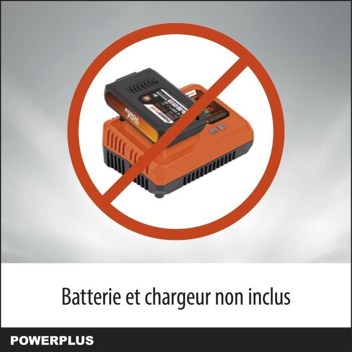 Dual Power 3-en-1 Souffleur de Feuilles a Batterie POWDPG75270 - 40 V 210 km/h sans Batterie ni Chargeur