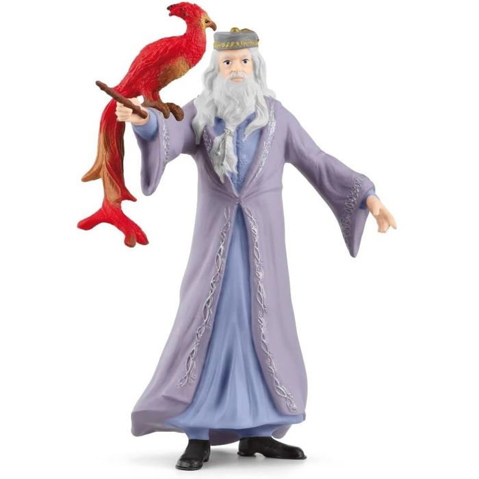 Dumbledore et Fumseck Figurine de l’univers Harry Potter pour enfants des 6 ans 11 x 4 x 12 cm - schleich 42637