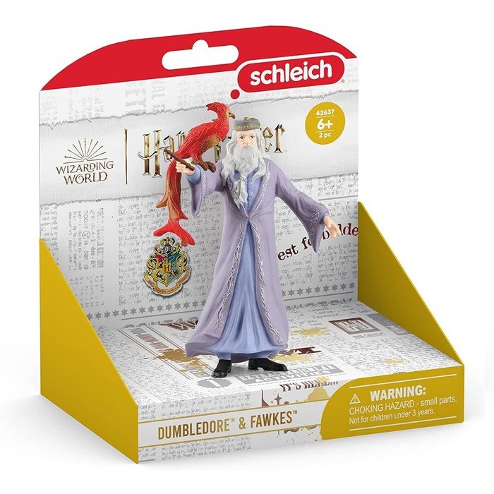 Dumbledore et Fumseck Figurine de l’univers Harry Potter pour enfants des 6 ans 11 x 4 x 12 cm - schleich 42637