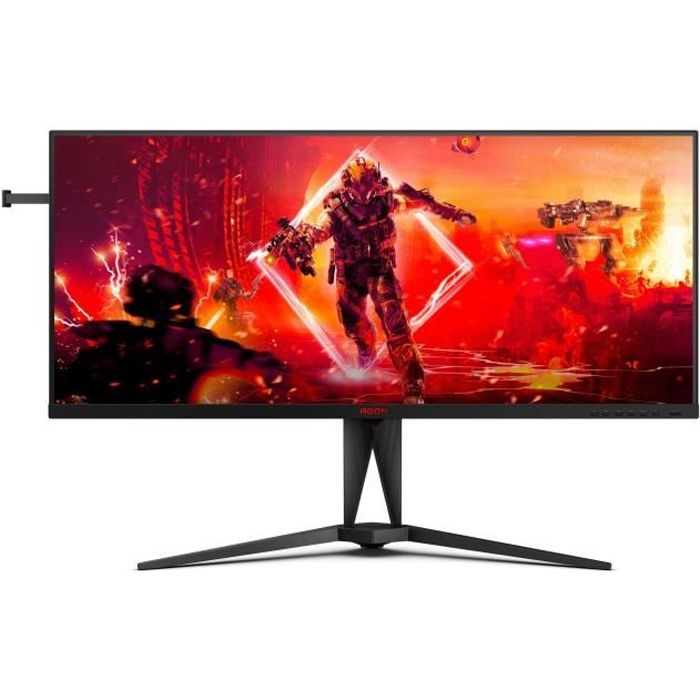 Ecran PC Gamer - AOC - AG405UXC - 40 IPS UWQHD 1ms 144Hz HDMI DP USB-C HP Pivot Réglable en hauteur Freesync Premium