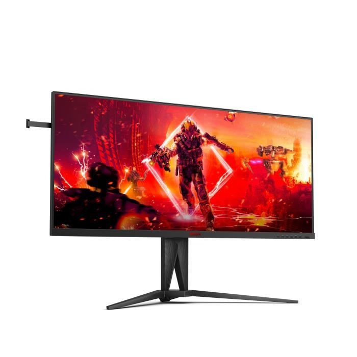 Ecran PC Gamer - AOC - AG405UXC - 40 IPS UWQHD 1ms 144Hz HDMI DP USB-C HP Pivot Réglable en hauteur Freesync Premium