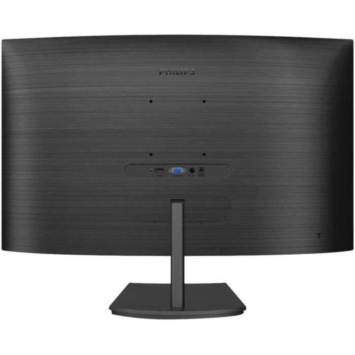 Ecran PC incurvé - PHILIPS 241E1SC/00 - 23,6 FHD - Dalle VA - 4 ms - 75Hz - VGA / HDMI - AMD FreeSync - Paloma Tech