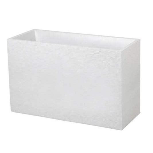 EDA Jardiniere Graphit 99,5x39,5x60cm - Contenance 116L - Blanc cérusé - Paloma Tech