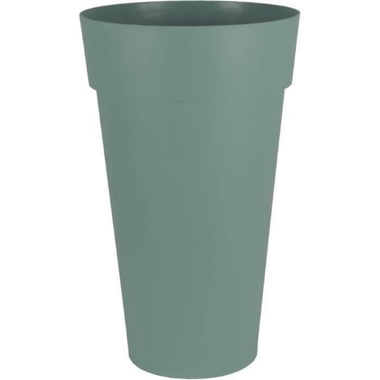 EDA Pot de Fleur Vase Haut XXL TOSCANE Ø 48 cm - Volume 90 L - Ø 48 x H.80 cm - Vert laurier - Paloma Tech