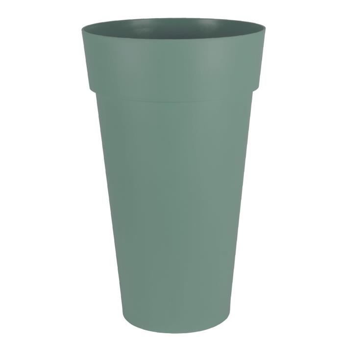 EDA Pot de Fleur Vase Haut XXL TOSCANE Ø 48 cm - Volume 90 L - Ø 48 x H.80 cm - Vert laurier - Paloma Tech