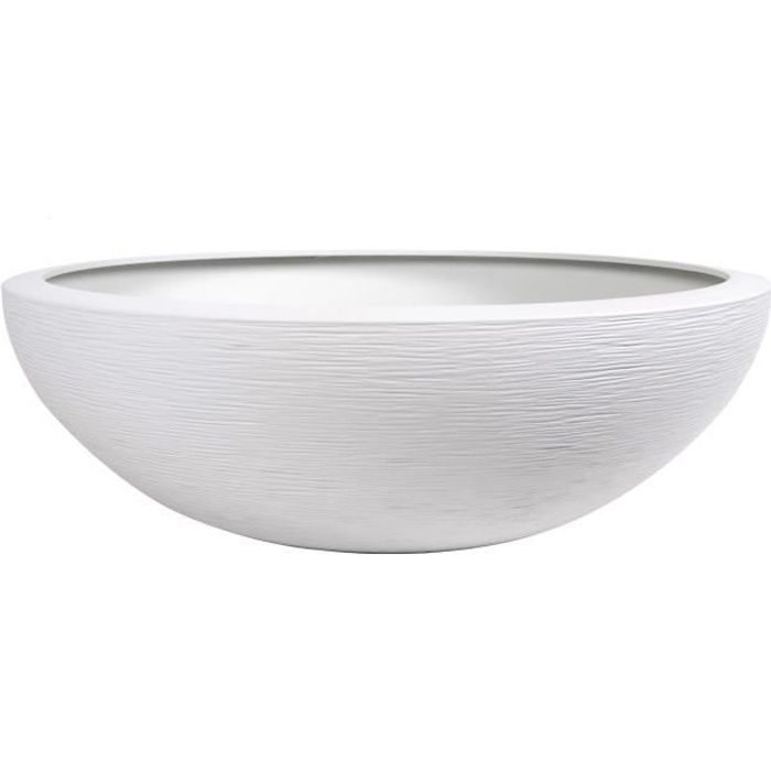 EDA Pot vasque Graphit Ø59cm - Contenance 39L - Blanc cérusé - Paloma Tech