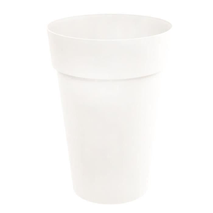 EDA Vase Toscane haut - Ø 46 x H 65 cm - 67 L - Blanc - Paloma Tech