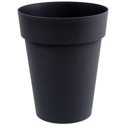 EDA Vase Toscane mi-haut - Ø 44 x 53 cm - 50 L - Gris Anthracite - Paloma Tech