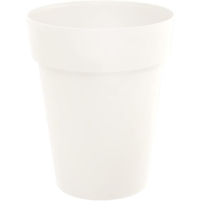 EDA Vase Toscane mi-haut - Ø 44 x H 53 cm - 50 L - Blanc - Paloma Tech